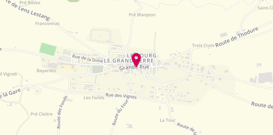 Plan de Boulangerie Patisserie C Derions, 16 Grande Rue, 26530 Le Grand-Serre