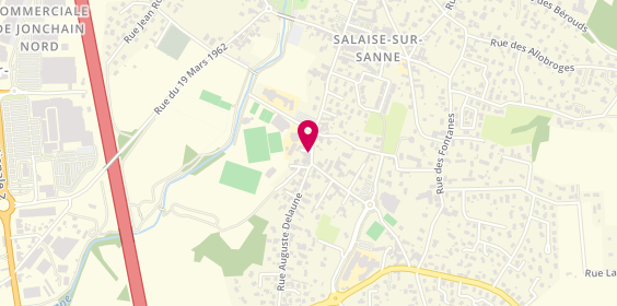 Plan de Boulangerie Rostaingt, 28 Rue Auguste Delaune, 38150 Salaise-sur-Sanne