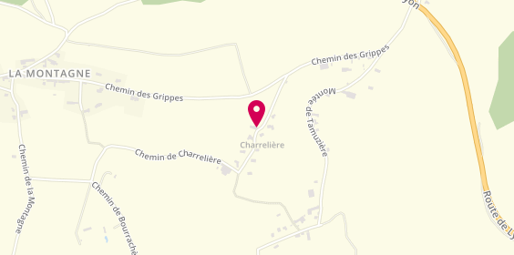 Plan de L'Hôte'Antik, 1145 chemin de Charrelière, 38260 Saint-Hilaire-de-la-Côte