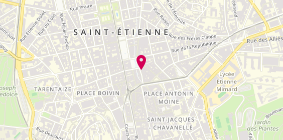 Plan de Garrat Traiteur, 3 Rue Grand Moulin, 42000 Saint-Étienne