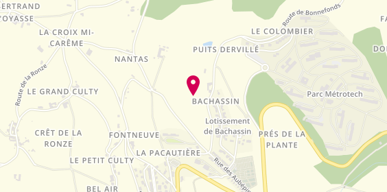 Plan de Maison Blanc, 8 Place de la Republique, 42650 Saint-Jean-Bonnefonds