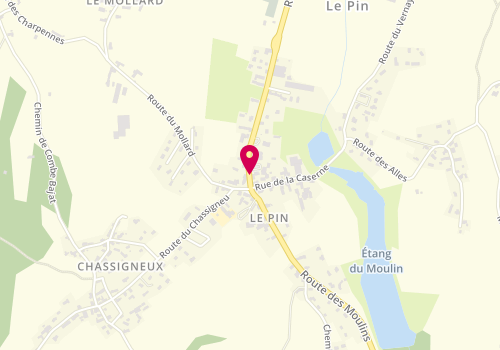 Plan de Fred Dutartre, 30 Route de Virieu, 38730 Villages du Lac de Paladru