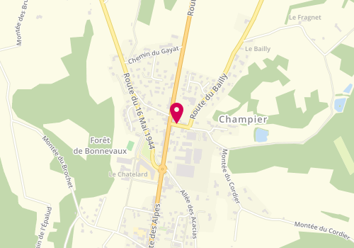 Plan de Boucherie de Champier, 82 Allée des Acacias, 38260 Champier