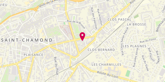 Plan de Les Gourmandi'z traiteur, 38 Rue Victor Hugo, 42400 Saint-Chamond