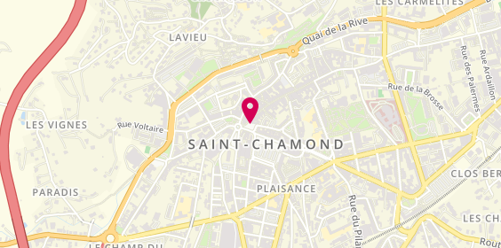 Plan de LT Traiteur, 2 place Dorian, 42400 Saint-Chamond