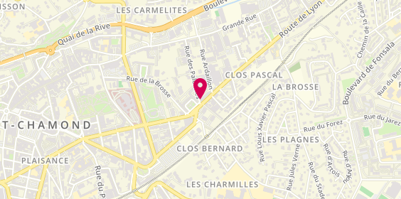 Plan de Restaurant l'Orient, 23 Rue Victor Hugo, 42400 Saint-Chamond