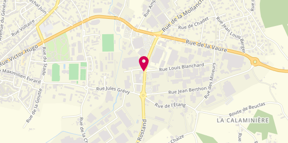 Plan de L'Hospitalet et Brasserie Forezienne, 14 Rue Moulin Gillier, 42290 Sorbiers