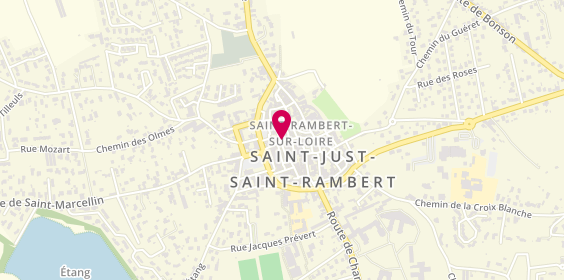 Plan de Traiteur et Saveurs, 21 Rue Colombet Solle, 42170 Saint-Just-Saint-Rambert