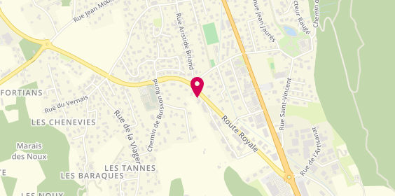 Plan de Au Fumet Savoyard, 1600 Route Royale, 73190 Challes-les-Eaux