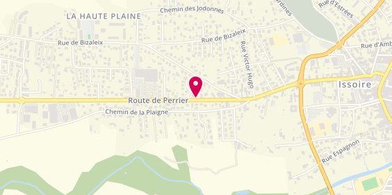 Plan de Les Gourmandises de B, 256 Route de Perrier, 63500 Issoire