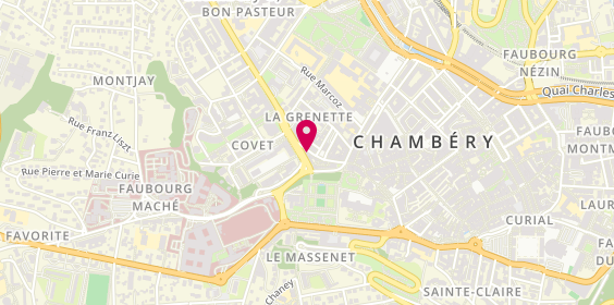 Plan de La Petite Maison, 50 avenue des Bernardines, 73000 Chambéry