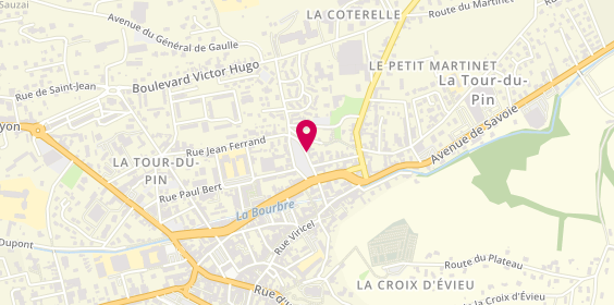 Plan de Boulangerie Jacquignon, 4 place Carnot, 38110 La Tour-du-Pin