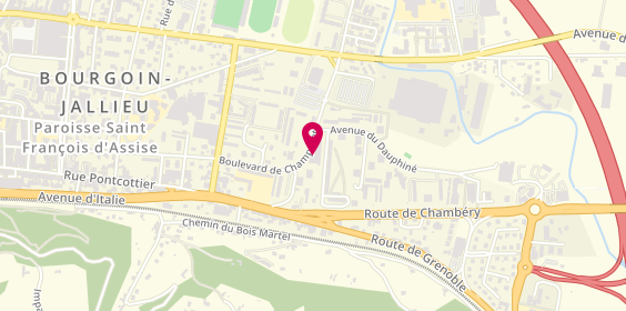 Plan de Boucherie Traiteur Morel, 22 Boulevard de Champaret, 38300 Bourgoin-Jallieu