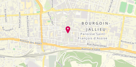 Plan de Chez Jean, 4 Rue de la Halle, 38300 Bourgoin-Jallieu