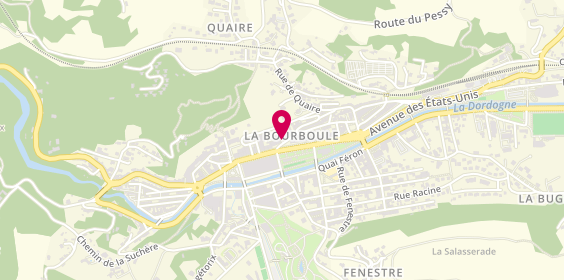 Plan de L'Amuse Bouche, 15 Rue des Freres Rozier, 63150 La Bourboule