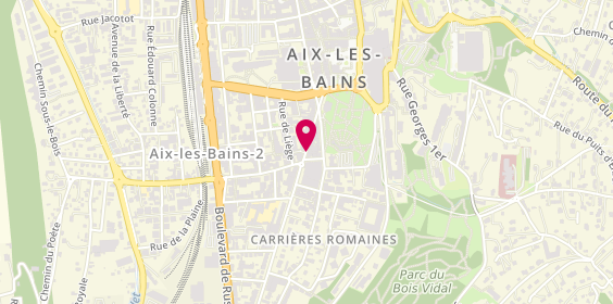 Plan de Charcuterie Denjean, 15 Rue de Chambéry, 73100 Aix-les-Bains