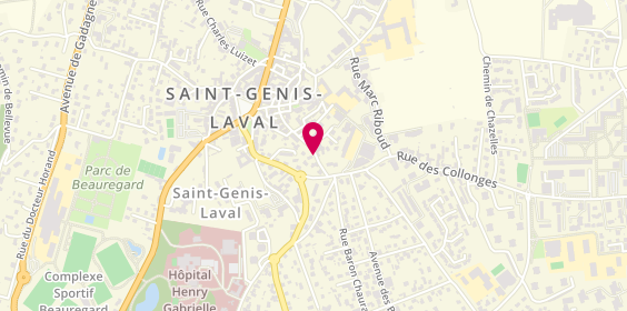 Plan de Le Claude, 22 Petite Rue Collonges, 69230 Saint-Genis-Laval