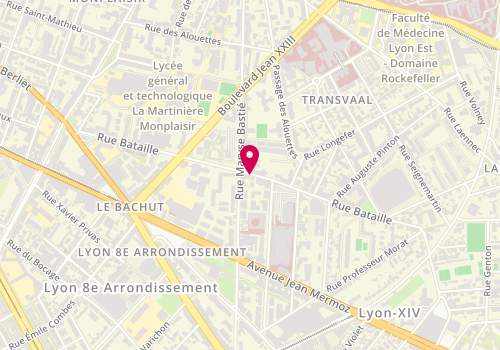 Plan de Les Douceurs de Salina, 88 Rue Bataille, 69008 Lyon