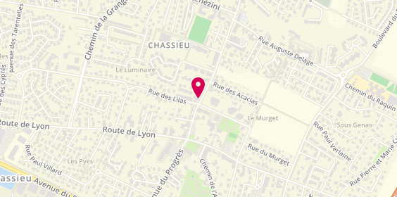 Plan de Boucherie Vignot, 25 Rue de la République, 69680 Chassieu