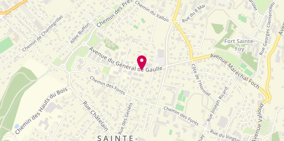Plan de Boulangeries de Sainte-foy-les-lyon, 24 Avenue General de Gaulle, 69110 Sainte-Foy-lès-Lyon