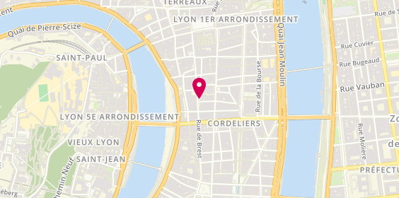 Plan de La Minaudière, 5 Rue de Brest, 69002 Lyon