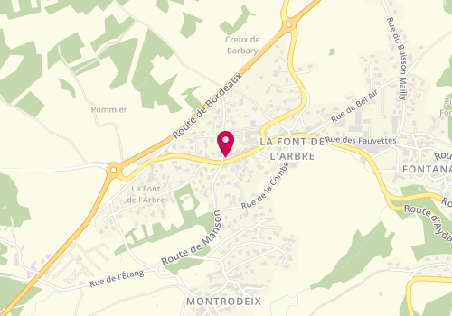 Plan de Boulangerie Pâtisserie Lastique, 74 Route du Puy de Dôme, 63870 Orcines