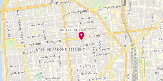 Plan de Maison Verot, 51 Rue Tête d'Or, 69006 Lyon