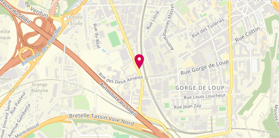 Plan de Aux Plaisirs des Gourmets, 77 avenue Sidoine Apollinaire, 69009 Lyon