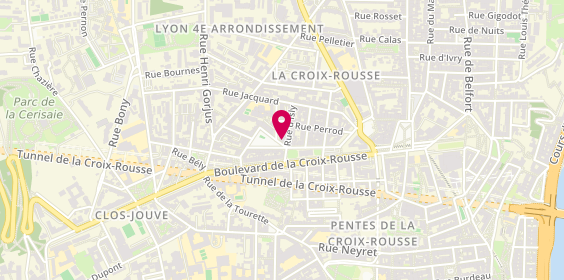 Plan de Boulangerie le Banquet, 1 Rue d'Isly, 69004 Lyon
