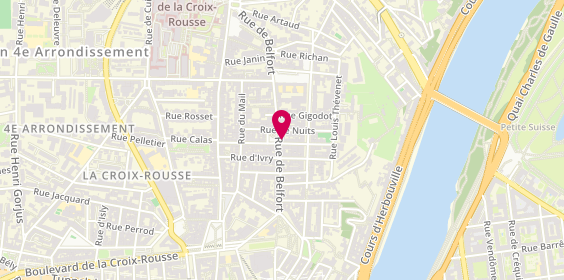 Plan de Tonka Croix Rousse, Place Bertone
17 Rue du Chariot d'Or, 69004 Lyon
