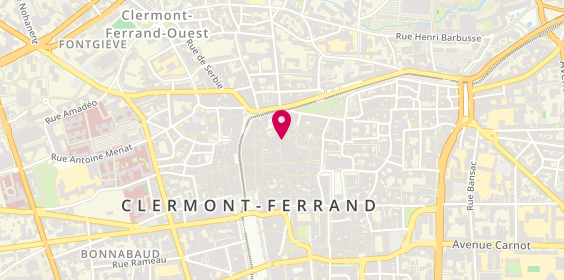 Plan de FONTBONNE Michel, 12 place Saint-Pierre, 63000 Clermont-Ferrand
