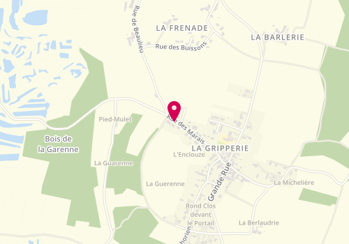 Plan de Canty Traiteur, 15 Bis Route Marais, 17620 La Gripperie-Saint-Symphorien