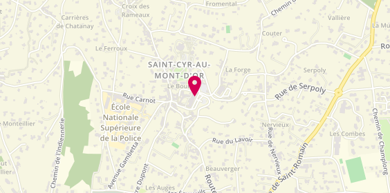 Plan de Boucherie Saint Cyr, 1 République, 69450 Saint-Cyr-au-Mont-d'Or