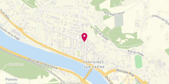 Plan de Maison Poulard, 64 Rue Gambetta, 69270 Fontaines-sur-Saône
