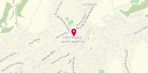Plan de Maison Poulard - Boucherie de la Place, 4 place Jean Moulin, 69270 Fontaines-Saint-Martin