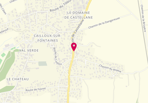 Plan de Le Gone Peyquet, 52 Route de Castellane, 69270 Cailloux-sur-Fontaines