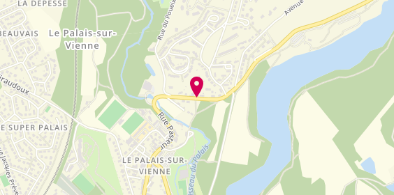 Plan de KUYUMCU Fatma, 11 Avenue Sadi Carnot, 87410 Le Palais-sur-Vienne