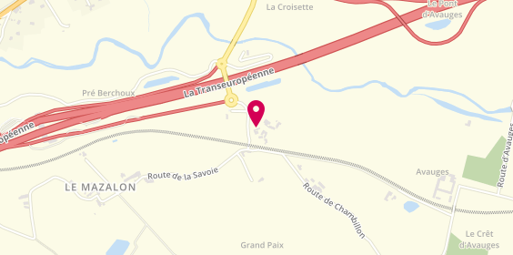 Plan de GIRAUD Blandine, Route Basse Croisette, 69490 Saint-Romain-de-Popey
