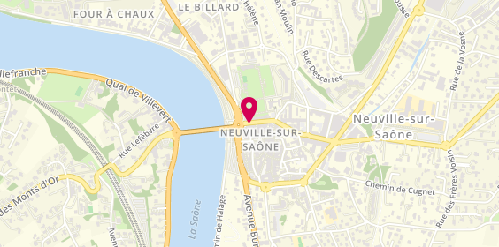 Plan de Cigale des Mers, 4 Rue Victor Hugo, 69250 Neuville-sur-Saône