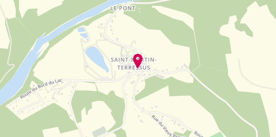 Plan de Comité des Fêtes de St Martin, Le Bourg, 87400 Saint-Martin-Terressus