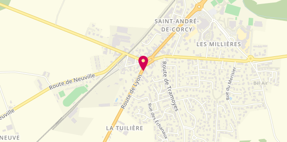 Plan de Boulangerie le Prieure, 49 Route de Lyon, 01390 Saint-André-de-Corcy