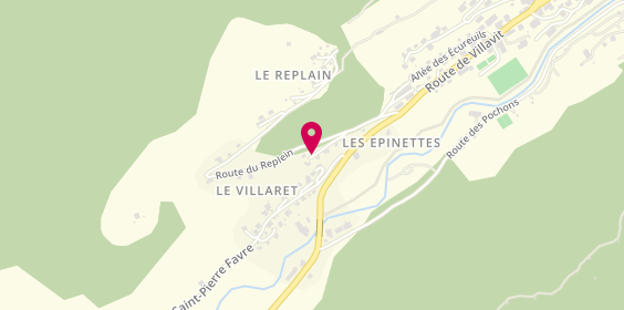 Plan de Delice Miss, 136 impasse des Sitelles, 74450 Saint-Jean-de-Sixt
