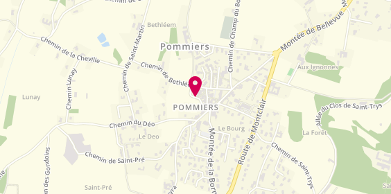 Plan de CABALLE Pascale, 61 Chemin Pommerieux, 69480 Pommiers