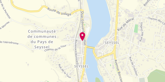 Plan de Boucherie du Rhône, 3 place de la République, 01420 Seyssel