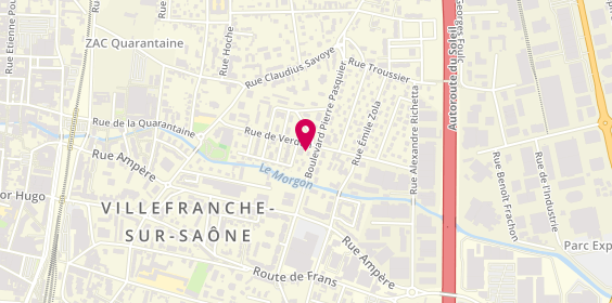 Plan de Festival des Pains, 292 Rue de Verdun, 69400 Villefranche-sur-Saône