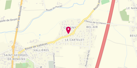 Plan de Del Forno Père et Fils, 227 Route de Montmerle, 69830 Saint-Georges-de-Reneins