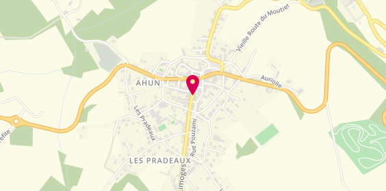 Plan de Boucherie charcuterie traiteur Gaumet Christophe, 11 Route de Limoges, 23150 Ahun