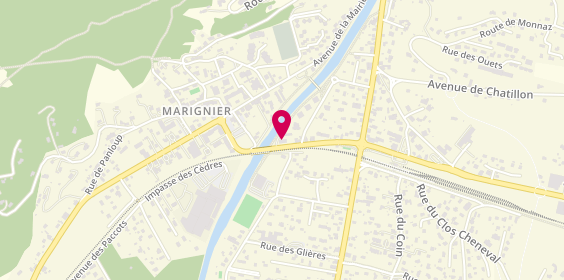 Plan de Florent Razaire Boulangerie, 281 avenue du Pont 9, 74970 Marignier