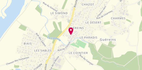 Plan de Lamarche Traiteur, 146 Rue du Centre, 01090 Guéreins