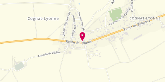 Plan de La Rencontre, 28 Route de Lyonne, 03110 Cognat-Lyonne
